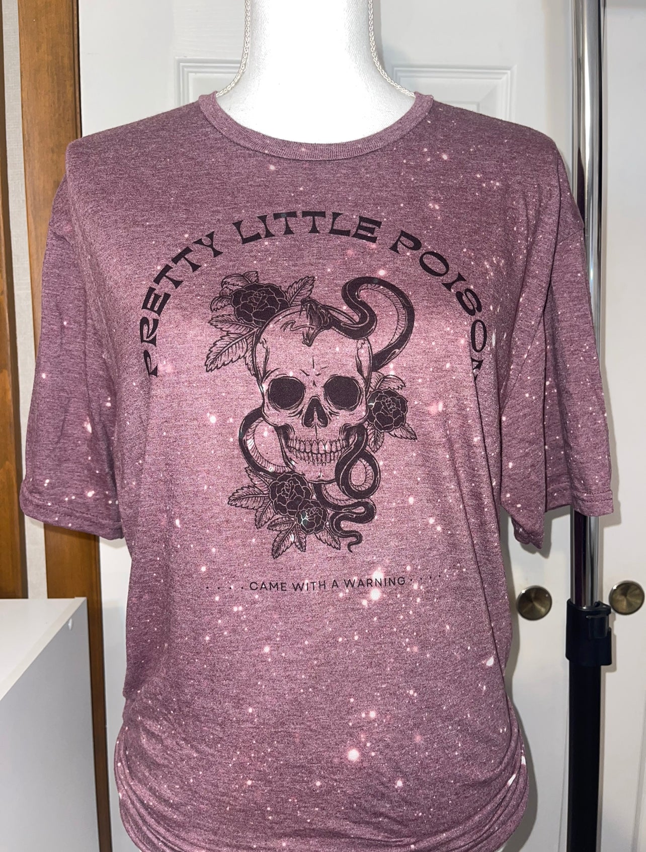 Pretty little poison bleached tee