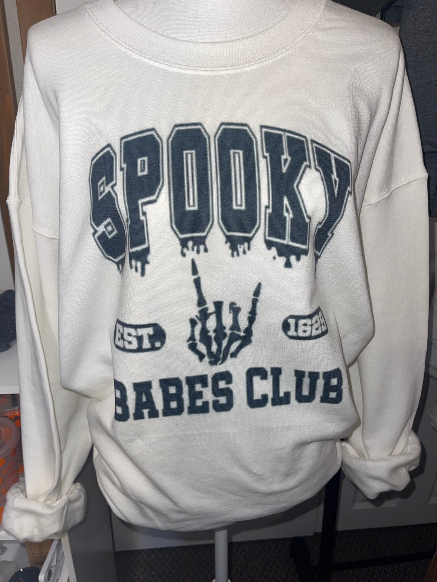 Spooky Babes Club Crewneck Sweater