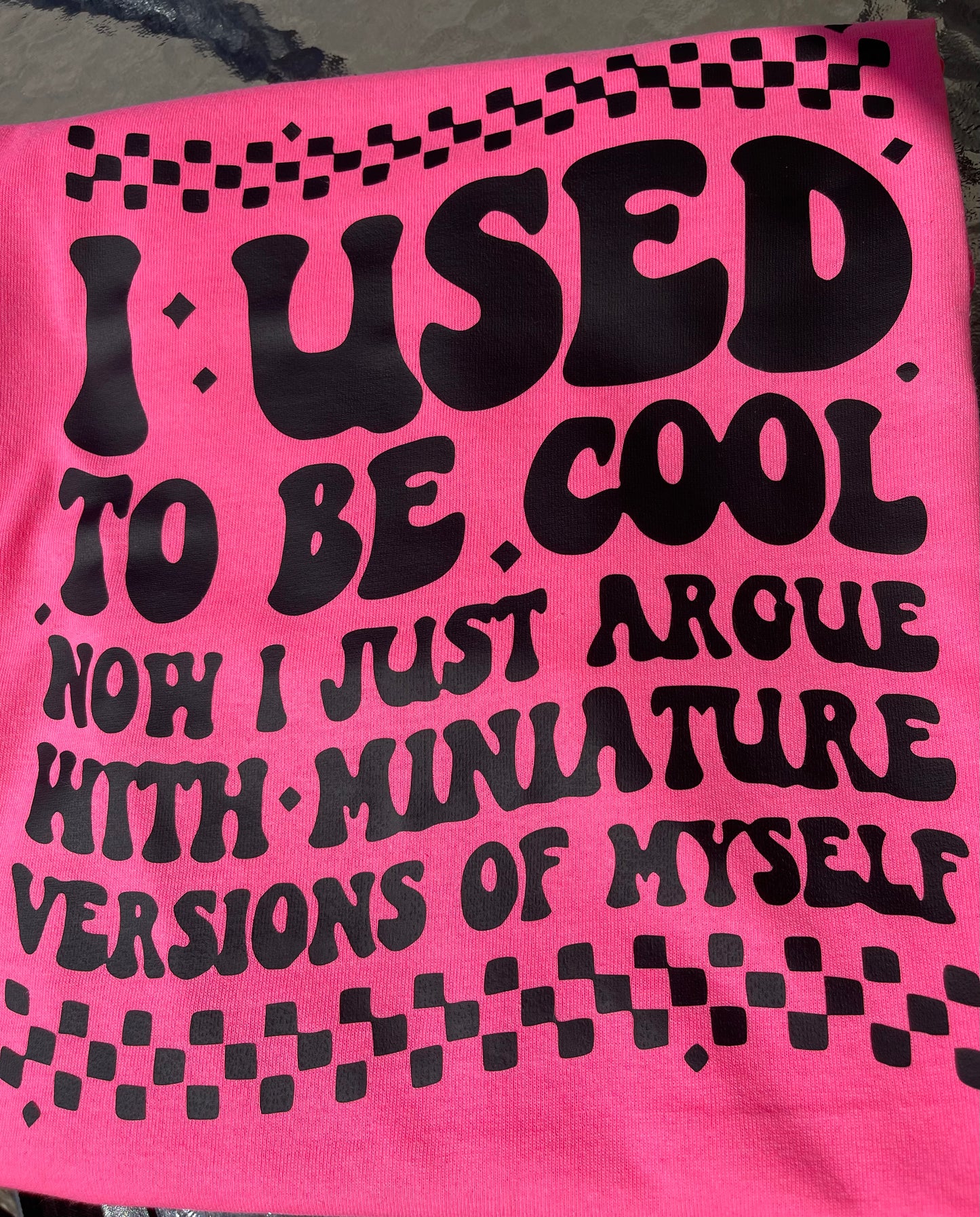 I used to be cool now I agree with miniature versions of myself tee