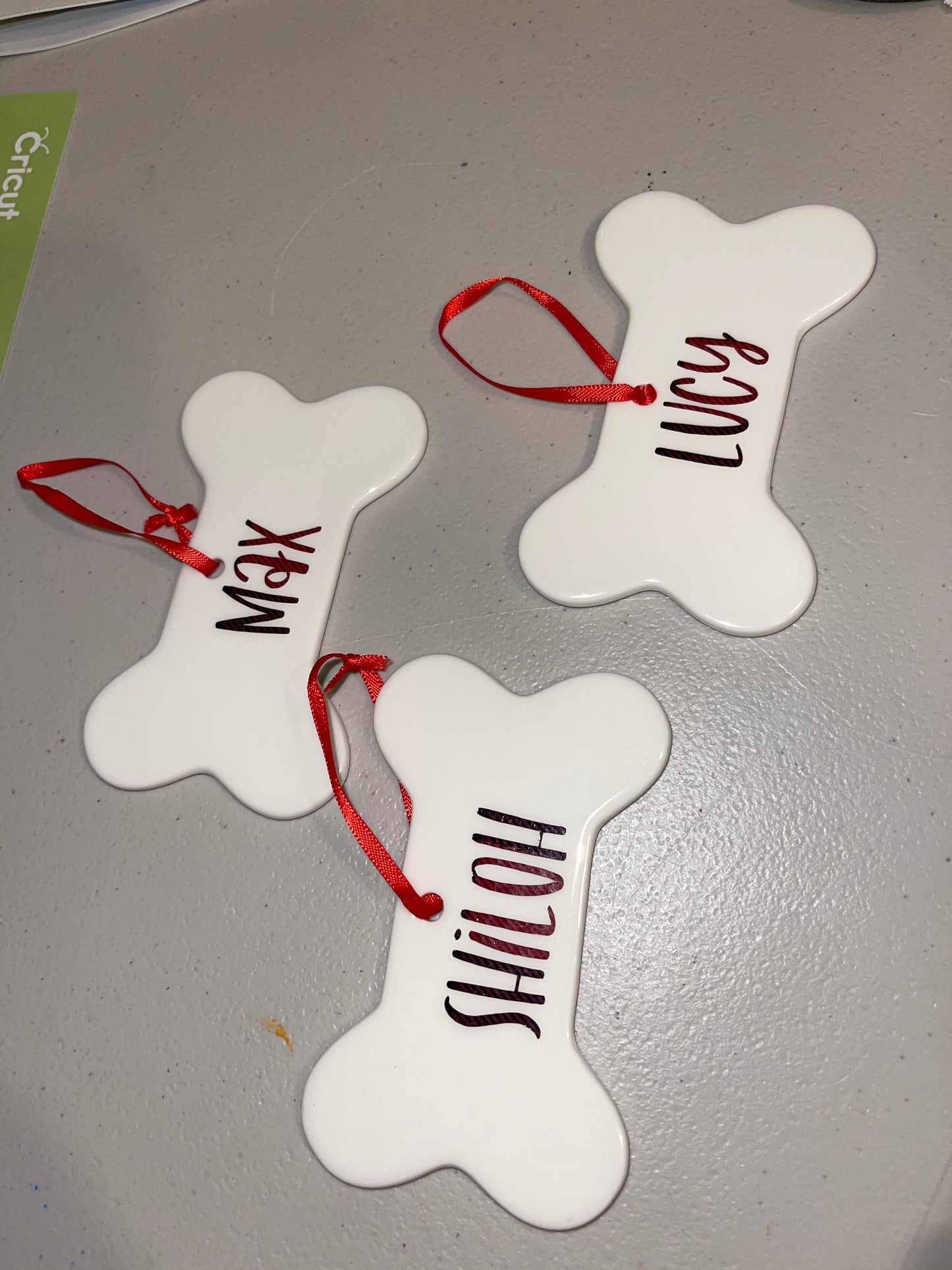 Personalized Dog ornament 🦴❤️