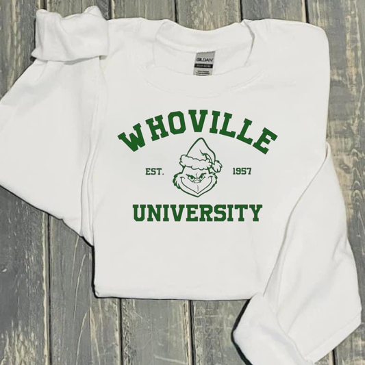 WhoVille University Crewneck Sweater