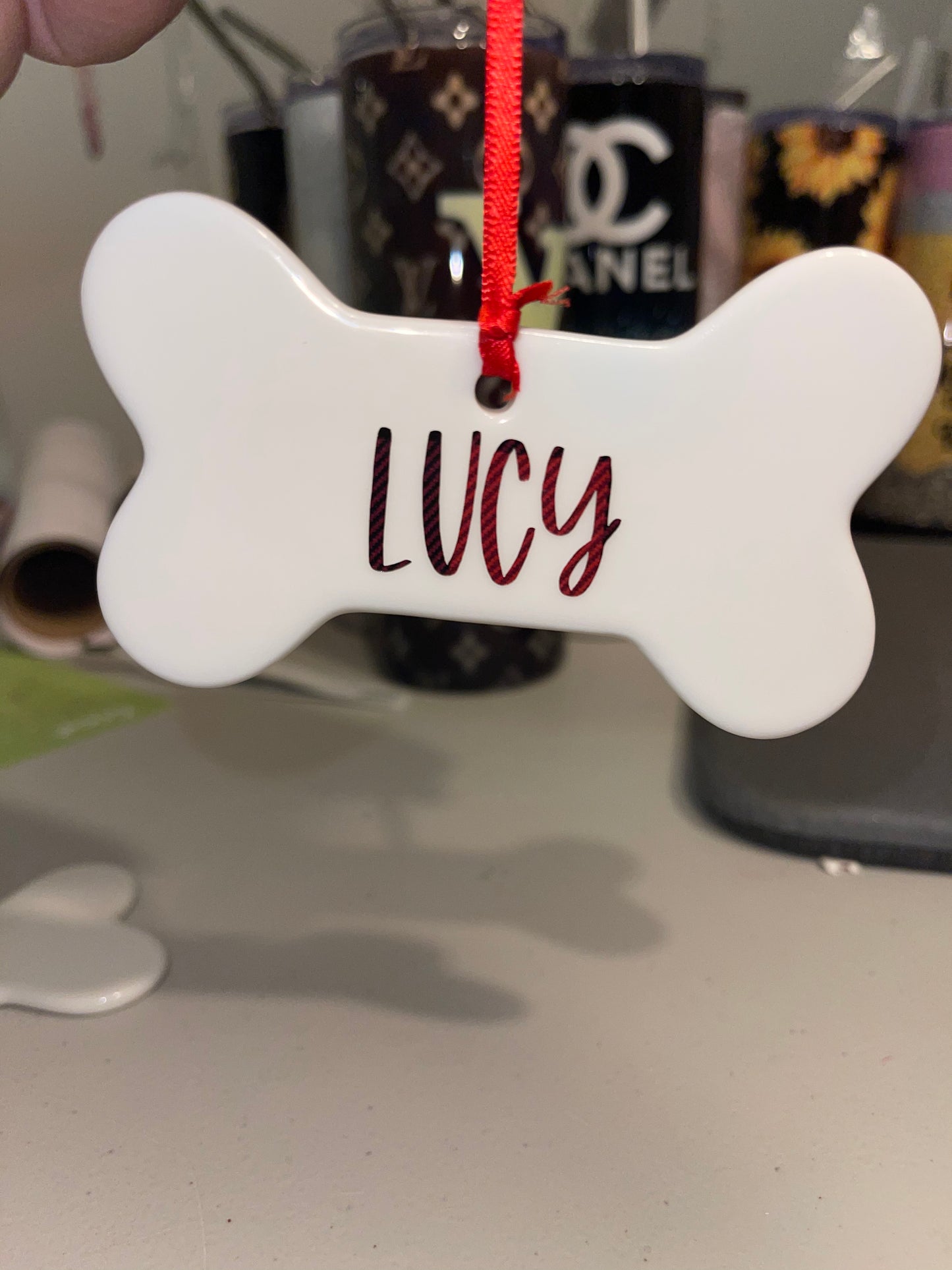 Personalized Dog ornament 🦴❤️