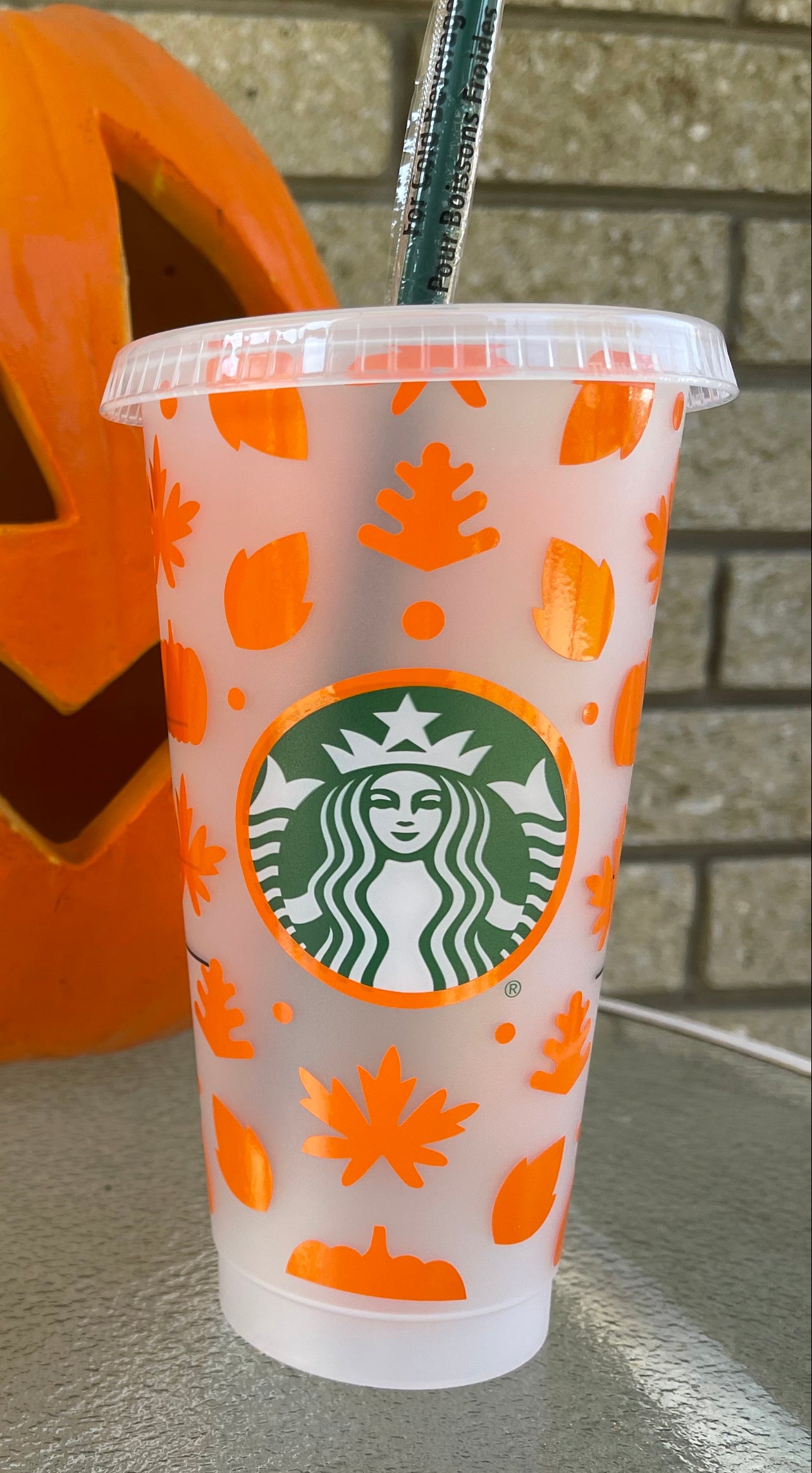 Starbucks fall reusable cold cup 🧡